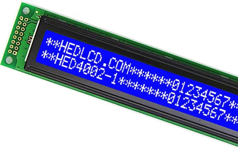 SaiDian وحدة عرض LCD شخصية 1 قطعة HD44780 40x2 4002 5V أبيض على خلفية زرقاء - Image 4